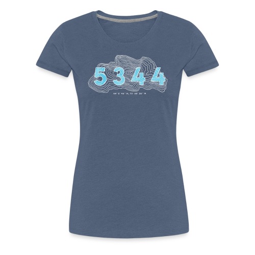 5344 Elevation - Women's Premium T-Shirt