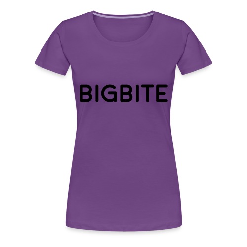 BIGBITE logo red (USE) - Women's Premium T-Shirt