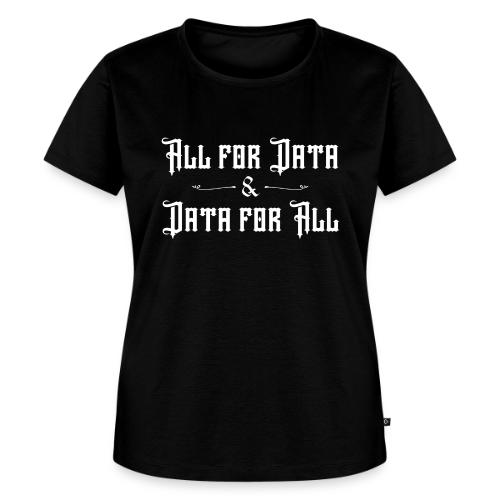 All for Data, Data for All (dark) - Women's Premium T-Shirt
