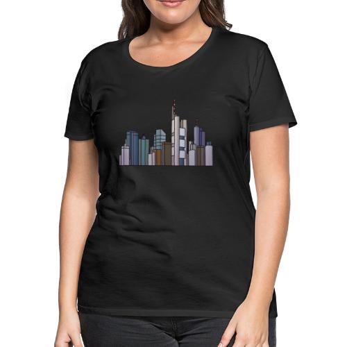 Frankfurt skyline - Women's Premium T-Shirt