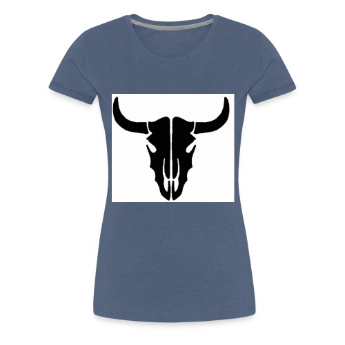 Longhorn skull - Women's Premium T-Shirt