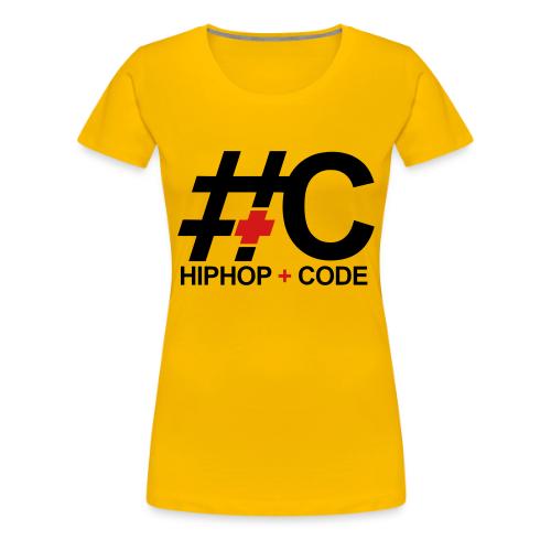 hiphopandcode-logo-2color - Women's Premium T-Shirt