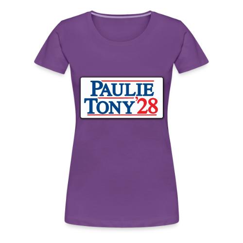 Paulie and Tony for Co-President 2028 - Women's Premium T-Shirt