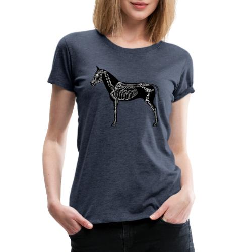 Skeleton Horse - Women's Premium T-Shirt