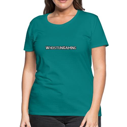 WhoStun Gaming Block college style - Women's Premium T-Shirt