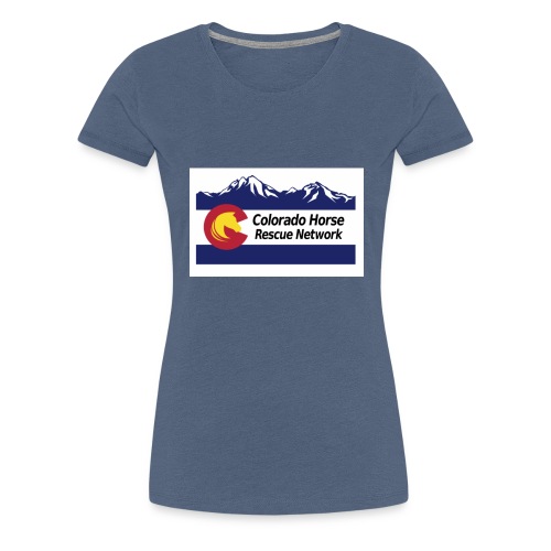 Colorado Horse Rescue Network Logo - Women's Premium T-Shirt