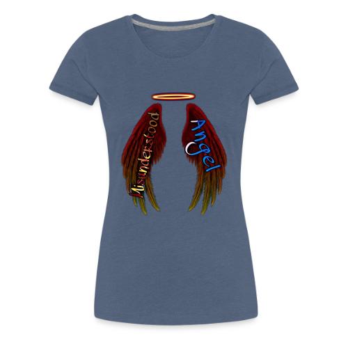 Misunderstood Angel (Demon Wings) - Women's Premium T-Shirt