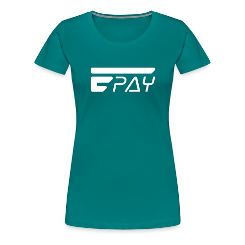 EUNOPAY LOGO WHITE - Women's Premium T-Shirt