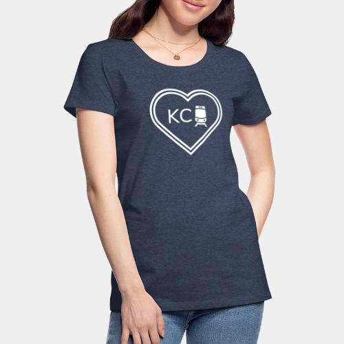 KC Streetcar Heart - Women's Premium T-Shirt