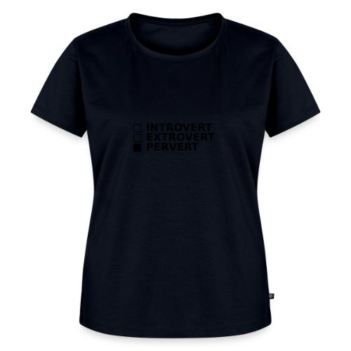 □ Introvert □ Extrovert ■ Pervert - Women's Premium T-Shirt
