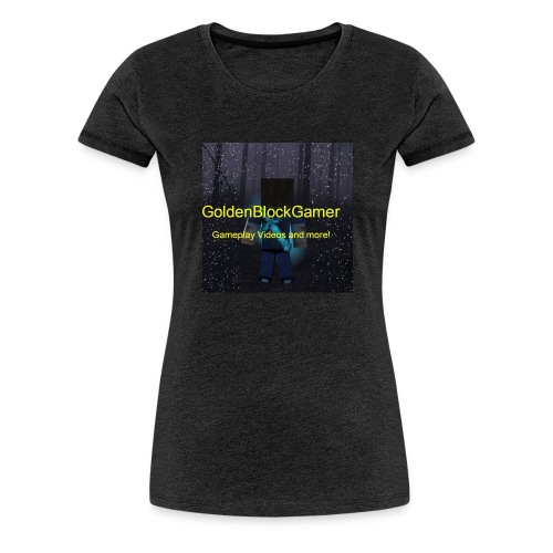 GoldenBlockGamer Tshirt - Women's Premium T-Shirt
