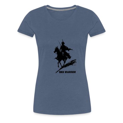 Sikh Warrior, Shadow Traditional Warrior - Women's Premium T-Shirt
