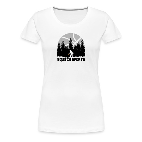 Squatch Scene Black - Women's Premium T-Shirt