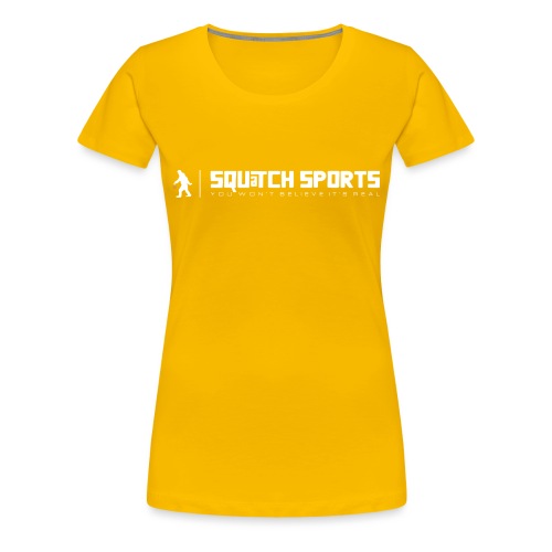 Squatch Sports white - Women's Premium T-Shirt