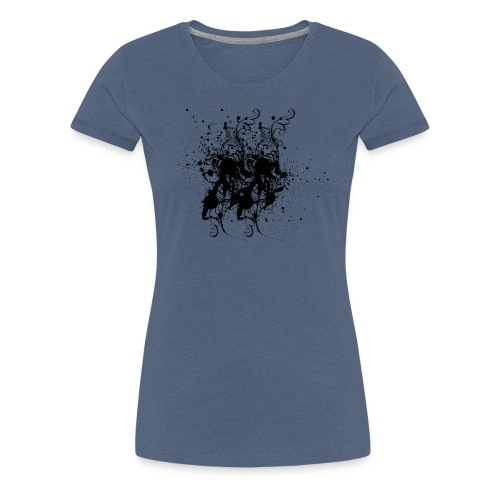 cool designs ink blot Warshack Test - Women's Premium T-Shirt