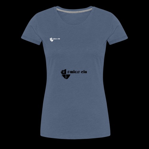 Mica Eio white logo - Women's Premium T-Shirt