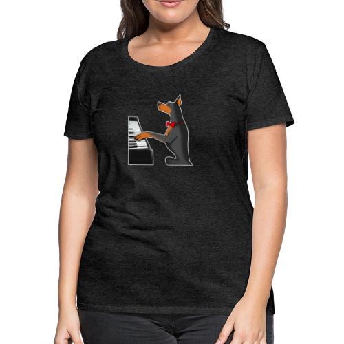 On video call with your teacher - Women's Premium T-Shirt