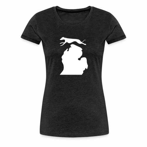 Greyhound Bark Michigan - Women's Premium T-Shirt