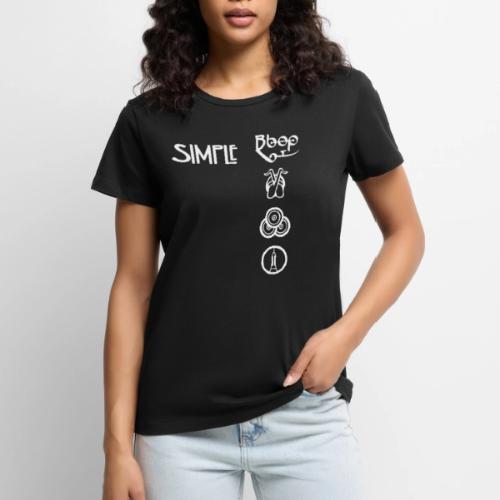 simplesymbolsvert - Women's Premium T-Shirt
