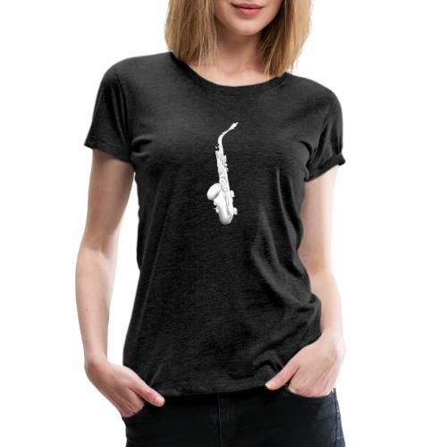Alto Saxophone · white rotate - Women's Premium T-Shirt