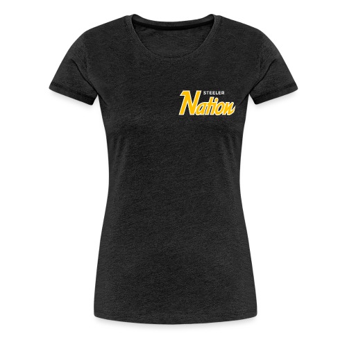 SteelerNation.com - Script (LB) - Women's Premium T-Shirt