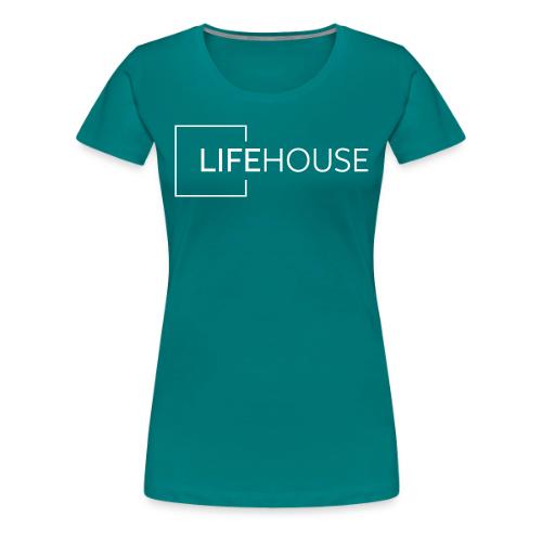 LH Logo White - Women's Premium T-Shirt