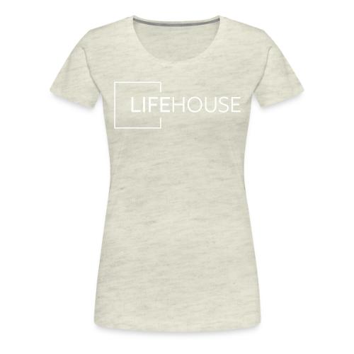 LH Logo White - Women's Premium T-Shirt