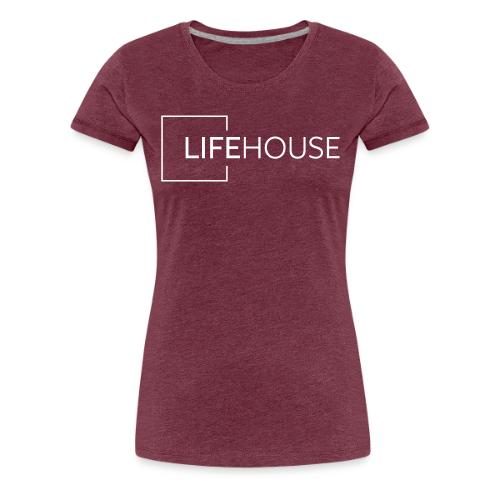 LH Logo White - Women's Premium T-Shirt