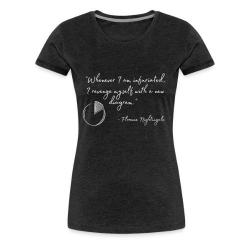 Revenge with a Diagram (Dark) - Women's Premium T-Shirt