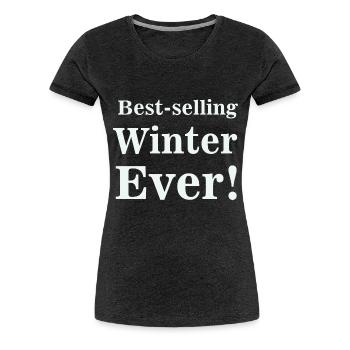 Best selling winter ever - Women's Premium T-Shirt - charcoal grey - Front - Alina (174cm)