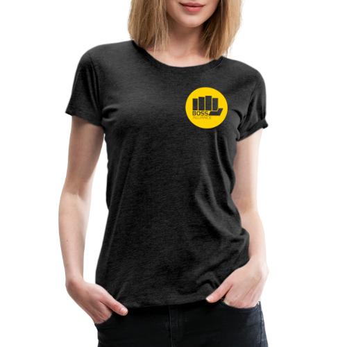 BOSS Logo - Transparent Fist - Transparent Text - Women's Premium T-Shirt