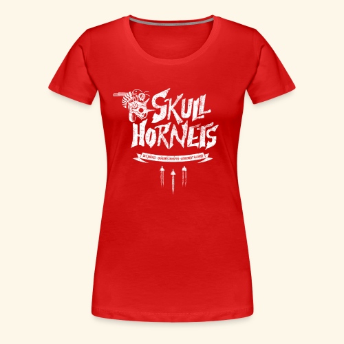 skull hornets - Women's Premium T-Shirt