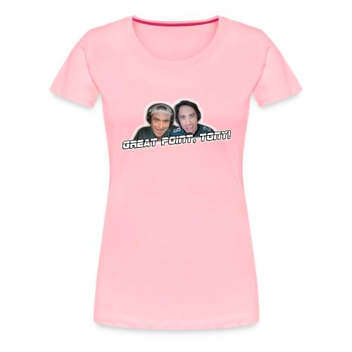 GREAT POINT, TONY! (with glow) - Women's Premium T-Shirt