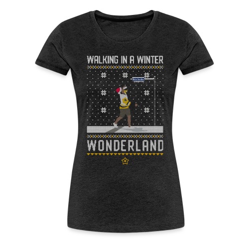 2018_Walking Winter Wonde - Women's Premium T-Shirt