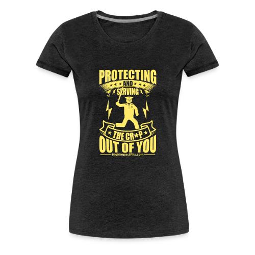 Protect Serve COP YELLOW - Women's Premium T-Shirt