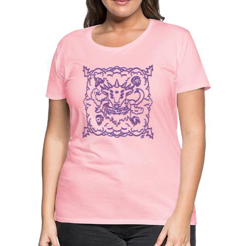 Revelation Lamb Purple - Women's Premium T-Shirt