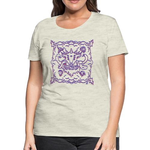 Revelation Lamb Purple - Women's Premium T-Shirt
