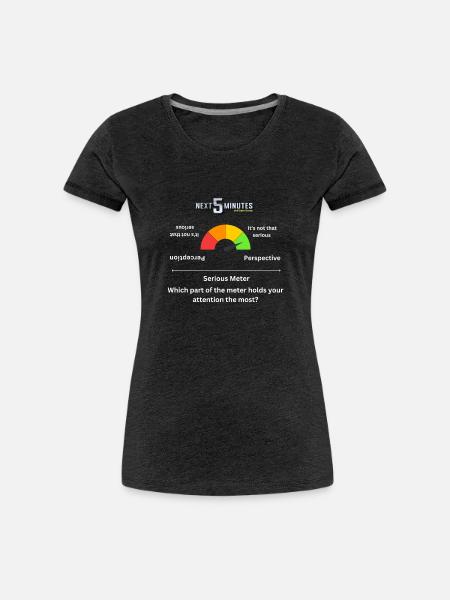 Serious Meter Shawn Abrams - Women's Premium T-Shirt - charcoal grey