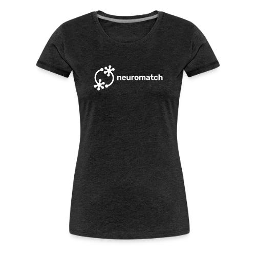 NM Name Logo (White) - Women's Premium T-Shirt