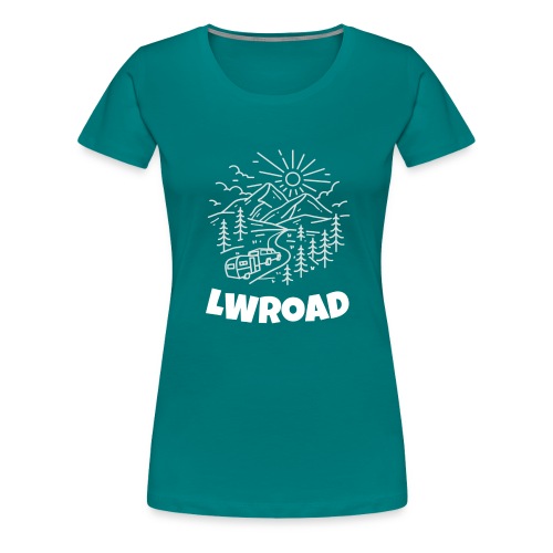 LWRoad White Logo - Women's Premium T-Shirt