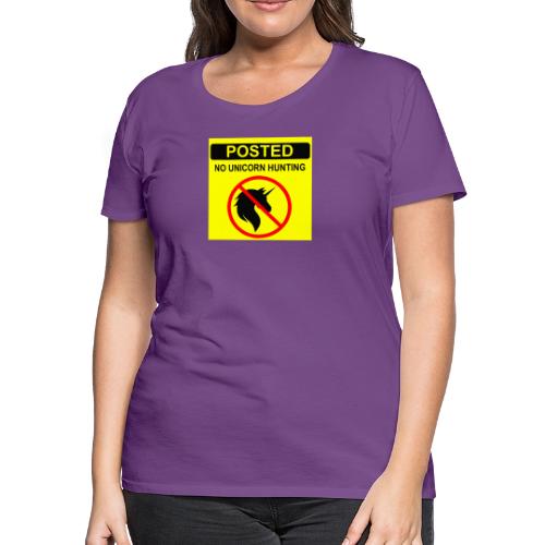 Posted Unicorn Hunting 3color - Women's Premium T-Shirt