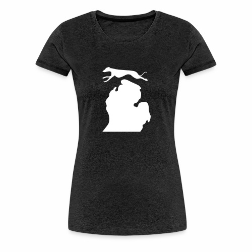 Greyhound Bark Michigan - Women's Premium T-Shirt