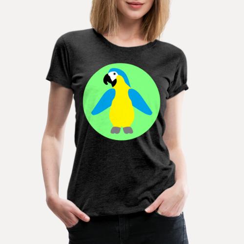 Blue-and-yellow Macaw - Women's Premium T-Shirt