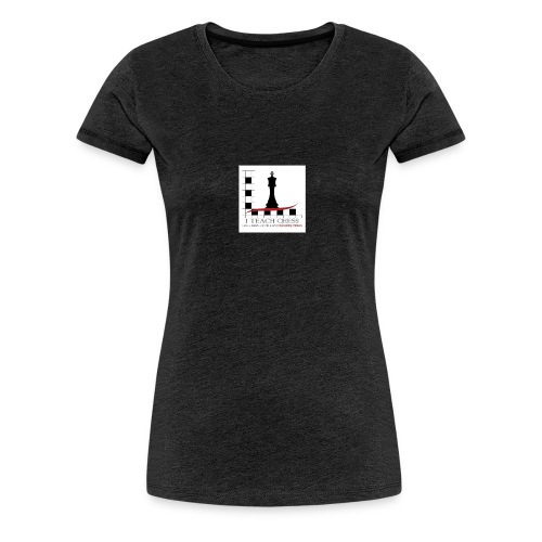 I Teach Chess Logo - Women's Premium T-Shirt