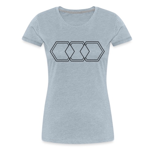 Hexagon Inverted! - Women's Premium T-Shirt