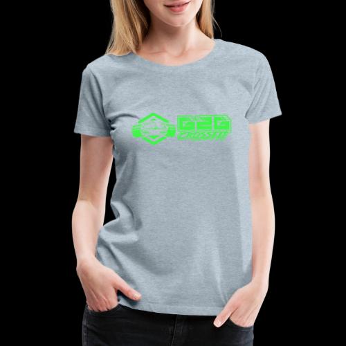 G2G Logo Side by Side Green - Women's Premium T-Shirt