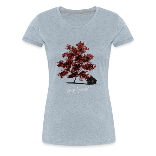 Red Tree design3PNG - Women's Premium T-Shirt
