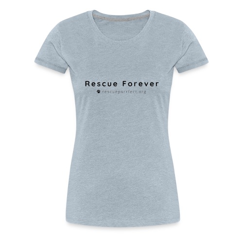 Rescue Purrfect Basic Logo - Women's Premium T-Shirt