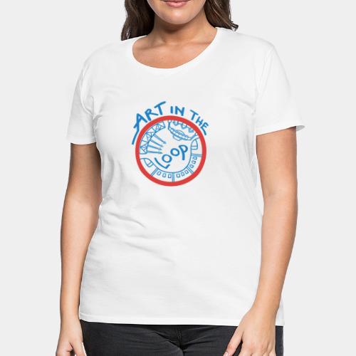 Art in the Loop Complete Logo - Women's Premium T-Shirt