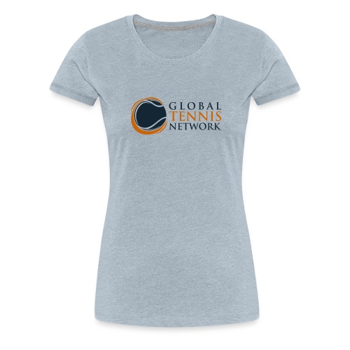 Global Tennis Network on White - Women's Premium T-Shirt